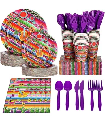 Pickmesh 350 Piece Mexican Themed Dinnerware Set for 50 Guests - Image 1 of 2