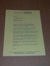 Deep Purple 1974 Agency Press Release
