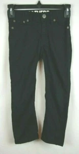 Brothers Solid Black Flat Front Adjustable Waist Skinny Pants Boy's/ Kid's Sz 6  - Picture 1 of 12