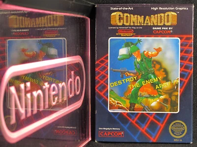 Nintendo NES Commando Complete in Original Box with Papers Near-Mint RARE - Image 1 of 4