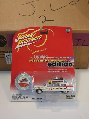 JOHNNY LIGHTNING 10th ANNIVERSARY GHOSTBUSTERS ECTO-1 LIMITED EDITION SEALED  - Image 1 of 4