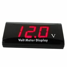 Motorcycle DC 5-30V Digital Voltmeter LED Voltage Tester Battery Moniter Gauge