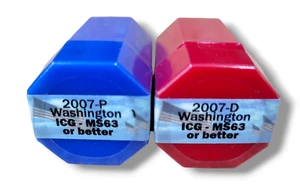 2007 P & D ~ WASHINGTON PRESIDENTIAL DOLLAR ROLLS ~ ANACS MS63 OR BETTER - Picture 1 of 2
