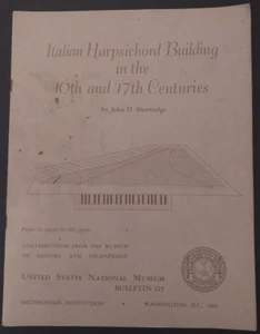 Italian Harpsichord Building in the 16th and 17th Centuries John Shortridge - Imagen 1 de 7