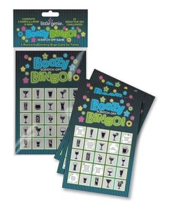 Boozy Bingo Juego Rascador - Divertido Juego de Beber Noche Fiesta para Adultos o Niñas’ - Imagen 1 de 4