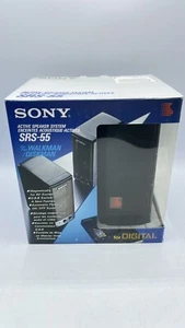 NOS SONY SRS-55 Active Speaker System Portable Speakers Complete Walkman Discman - Picture 1 of 15