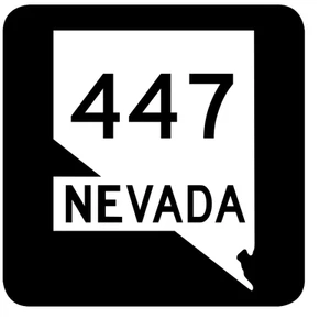 Nevada State Route 447 Aufkleber R3069 Autobahnschild Straßenschild - Bild 1 von 1