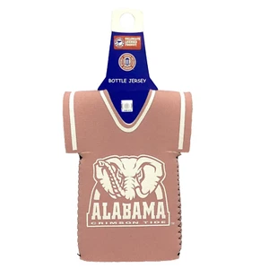 ALABAMA CRIMSON TIDE Mascot PINK "JERSEY" Insulated Bottle Koozie Drink Holder - Picture 1 of 5