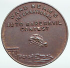 1930 ÉTATS-UNIS US Ward Beam's CAR DAREDEVIL AUTO CONCOURS jeton médaille i90790