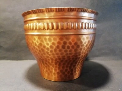 Blumentopf Übertopf Pflanztopf Massiv Kupfer 15,0 cm Ø - Bild 1 von 4