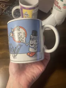 Vintage 1983 Teleflora Mug Anthropomorphic Office Supplies 80s Office Party Rare - Picture 1 of 6