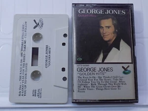 GEORGE JONES - GOLDEN HITS (Cassette, 1981, Gusto) GT5-0080 - Picture 1 of 2