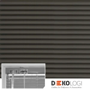 Alu Jalousie Alujalousie Aluminiumjalousie Aluminium Rollo 1901 schwarz matt - Bild 1 von 1