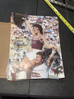 1985 Mississippi State vs Florida Gators Football Program Game Day Sep 28 - Image 1 of 4