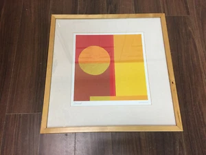 Litografía Resumen Firmado Sunset de Amaina - Imagen 1 de 10