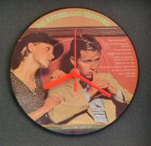 SUTHERLAND BROTHERS CLOCK Upcycled Pic Disc Vinyl Record Hit Single PD7148 7" - Picture 1 of 2