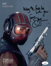 Jay Laga'aia Signed Autographed 8X10 Photo Star Wars Captain Typho JSA JJ39998