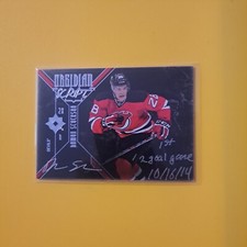 2014-15 Ultimate Collection Obsidian Script Inscribed Damon Severson Auto