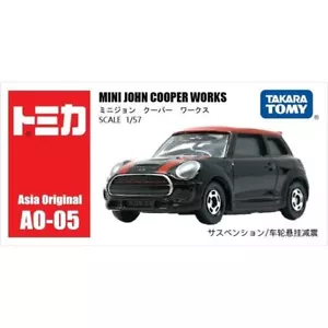 Tomy Tomica Asia Original AO-05 BMW MINI JOHN COOPER WORKS Toy Car Limited New - Picture 1 of 3