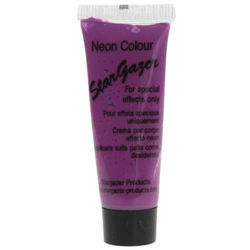 Neon Face Paint Body Skin Uv Punk Goth Rave Stargazer Cosmetics Beauty Purple - Image 1 of 1