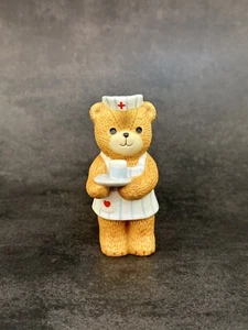 Statuina vintage Enesco Lucy & Me Lucy Rigg infermiera orso - Foto 1 di 5