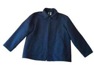 Norwellan Bluey Jacket Men Chest 52in Zip Up Wool Nylon Outdoor Australian Coat - Picture 1 of 14
