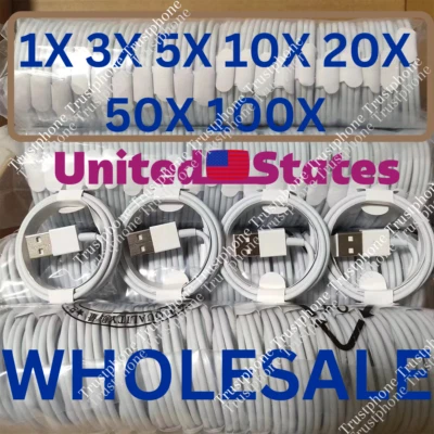 Venta al por mayor Cable Cargador USB 3/6 PIES para iPhone 14 13 12 11 Pro Max XR X XS 8 Foto 1 de 4