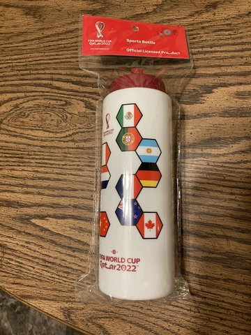 Fifa World Cup Qatar 2022 Flags Sports Bottle Commemorative Countries Official Cover
