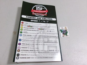 =HeroClix 15th anniversary Powers and Abilities Info Sheet = - Picture 1 of 3