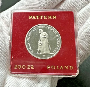 1985 POLEN PROOF 200 ZLOTYCH MUSTER MÜTTERGESUNDHEIT I948 - Bild 1 von 19