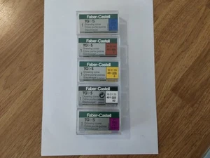 Set di 5 pennini per penna nuovi Faber-castell TG-1S consistono in A - 0,13, 0,25, 0,35,0,5, 0,7 - Foto 1 di 2