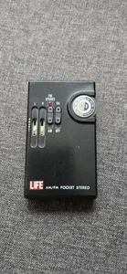 LIFE Am/fm Pocket Stereo Vintage Walkman Missing Parts - Picture 1 of 7