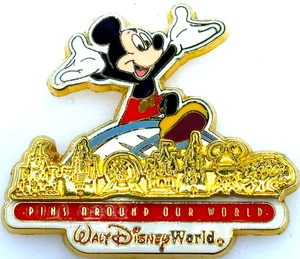 2001 - Walt DISNEY World Trading PINS AROUND OUR WORLD Celebration MICKEY MOUSE - Bild 1 von 2