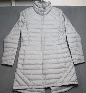 Marmot Ion Jacket Womens Large Gray Quilt Puffer Down 700 Fill Outdoor Full Zip - Picture 1 of 18