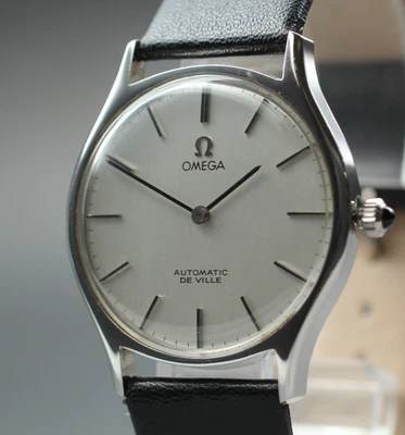 Vintage 1973 [quasi come nuovo] Omega De Ville Cal.1011 33mm Automatico Argen... - Immagine 1 di 4