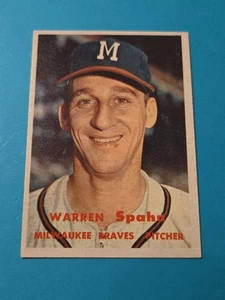 1957 Topps Set-Break #90 Warren Spahn EX-EXMINT - Picture 1 of 12