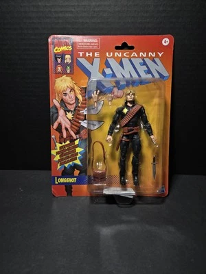 Figura de acción retro de The Uncanny X-Men Longshot de Marvel Legends Mojo World nueva Foto 1 de 4