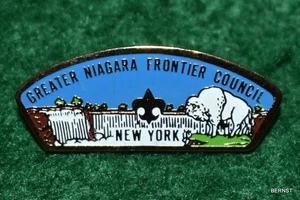 VINTAGE BOY SCOUT HAT PIN - GREATER NIAGARA FRONTIER COUNCIL - Picture 1 of 2