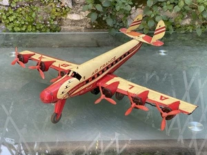 Jouet ancien en tole avion Air France La Croix du Sud Joustra - Imagen 1 de 12