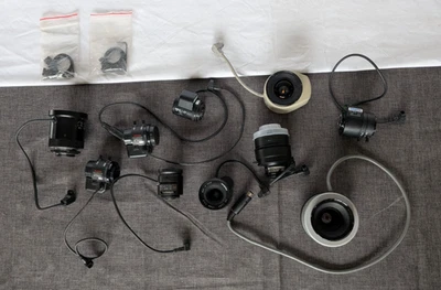 Lot Of 10 Mixed CCV TV Camera Lens Security Camera Tamron Computar Fujinon - Image 1 of 4