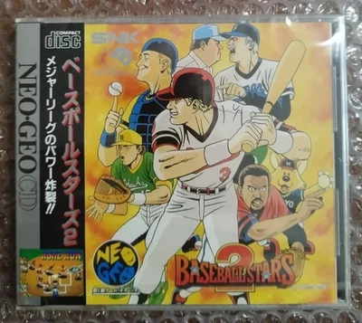 SNK Neo Geo CD - Baseball Stars 2 NTSC-J BRAND NEW FACTORY SEALED - Immagine 1 di 4