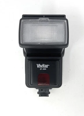 Vivitar SF-4000 Shoe Mount Flash UNTESTED - Image 1 of 2