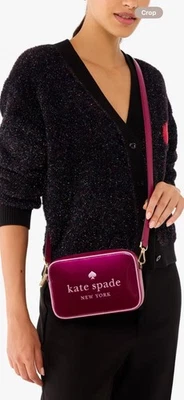 New Kate Spade Oh Snap Mini Raspberry Crossbody Bag.$289.00 - Image 1 of 4