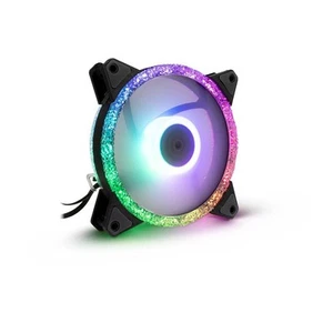 Nieznany Intertech Argus RS-071 RGB, wentylator obudowy 120 mm z efektem kryształu RGB - Zdjęcie 1 z 6