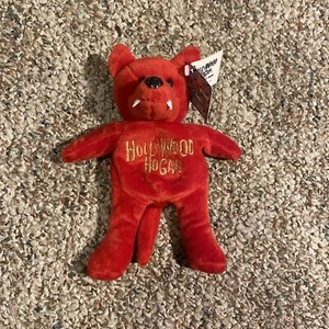 WCW NWO Nitros Hollywood Hulk Hogan Wolf Plush Bear Racing Champions WWF WWE - Picture 1 of 5