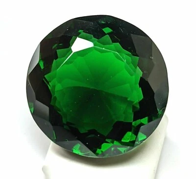 Large Green Amethyst 14.65 Ct. Round Faceted Cut Loose Gemstone Gifts for Women - Image 1 of 4