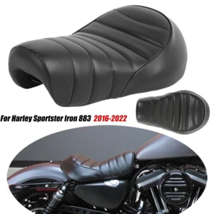 Asiento individual conductor delantero moto Harley Sportster Iron 883 XL883N 2016-2022 - Imagen 1 de 9