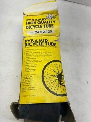 PYRAMID BICYCLE BIKE TUBE 24" X 2" .1 25 NEW IN BOX - Image 1 of 3