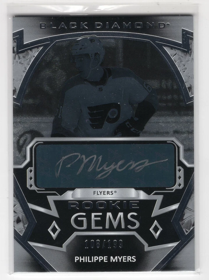 2019-20 UD BLACK DIAMOND ROOKIE GEMS AUTOGRAPH AUTO /199 PHILIPPE MYERS FLYERS - Image 1 of 1
