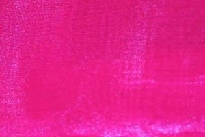 10 yardas Cristal Rosa Caliente Organza Transparente Cortinas Tela Poliéster 58" Ancho - Imagen 1 de 1